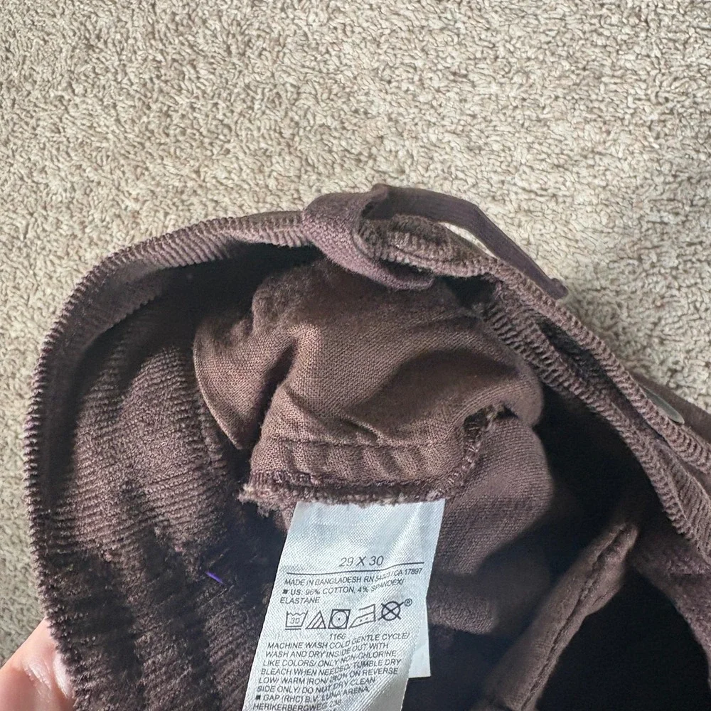 Banana‎ Republic Mens Travel Straight Corduroy Pants Brown 29x30 NEW